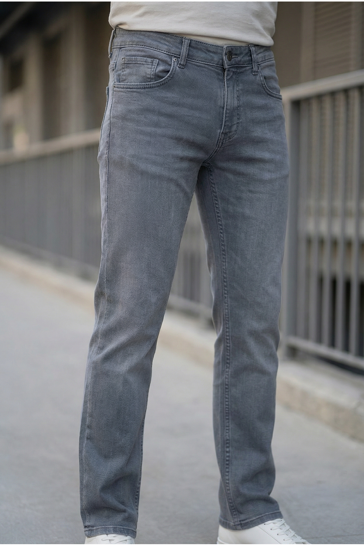 Мужские удобные брюки-карго светло-коричневого цвета