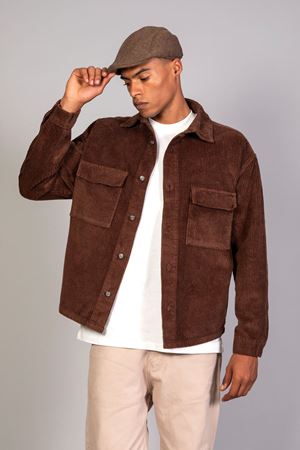 Мужская светло-коричневая джинсовая куртка оверсайз со съемным капюшоном