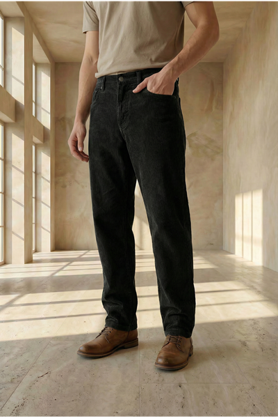 Мужские удобные брюки-карго светло-коричневого цвета