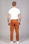  Erkek Camel Baggy Fit Rahat Kalıp Kadife Pantolon