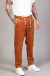  Erkek Camel Baggy Fit Rahat Kalıp Kadife Pantolon