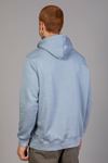 Erkek Regular Fit Kanguru Cepli Kapüşonlu Mavi Sweatshirt