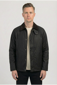 Erkek Regular Fit  Fermuarlı Çıtçıtlı Trench Siyah Ceket